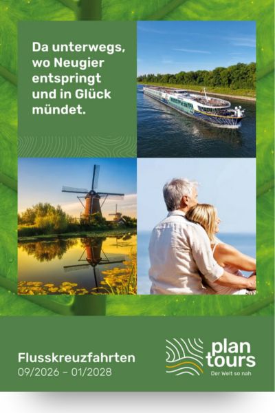 Plantours Flusskreuzfahrten September 2026 bis Jänner 2028