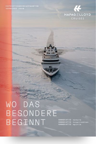 Hapag Lloyd Cruises - Vorschau Expeditionen 2029
